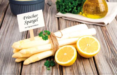 Spargel Backlightfolie