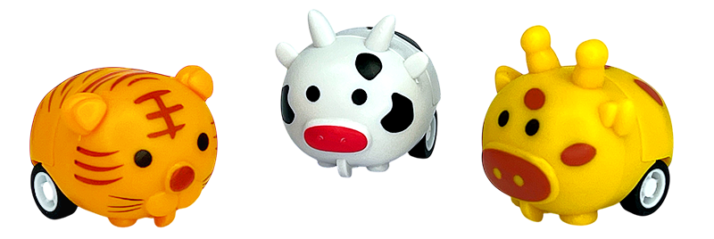 Tiere mit Rückziehfunktion