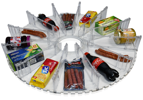 Trommeletage 12er-Einteilung