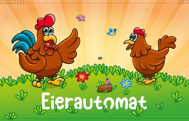 Eierautomat Backlightfolie