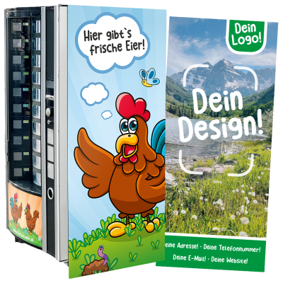 Klebe-Folien für Automaten