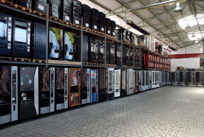 Lagerhalle unserer Automaten